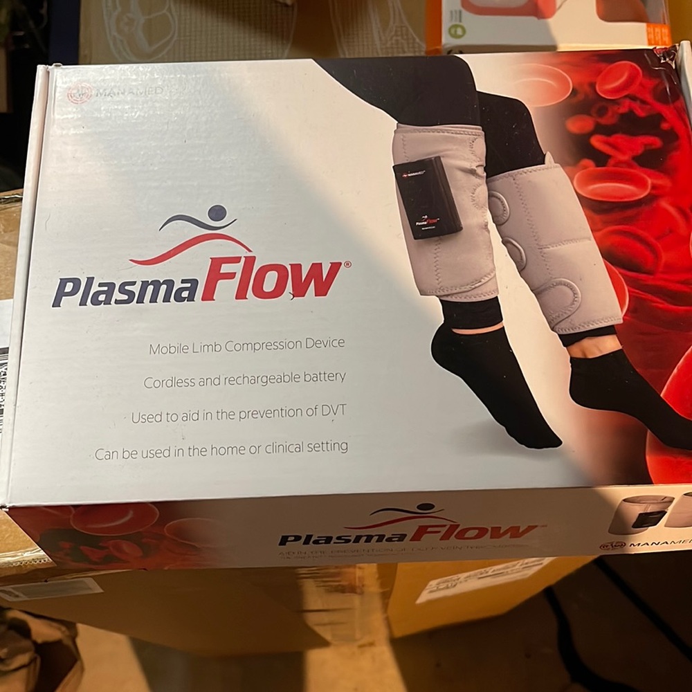 Manamed Plasma Flow Mobile Limb Compression Device